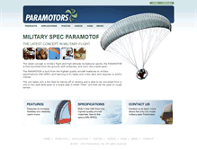 Tablet Screenshot of paramotors-usa.com